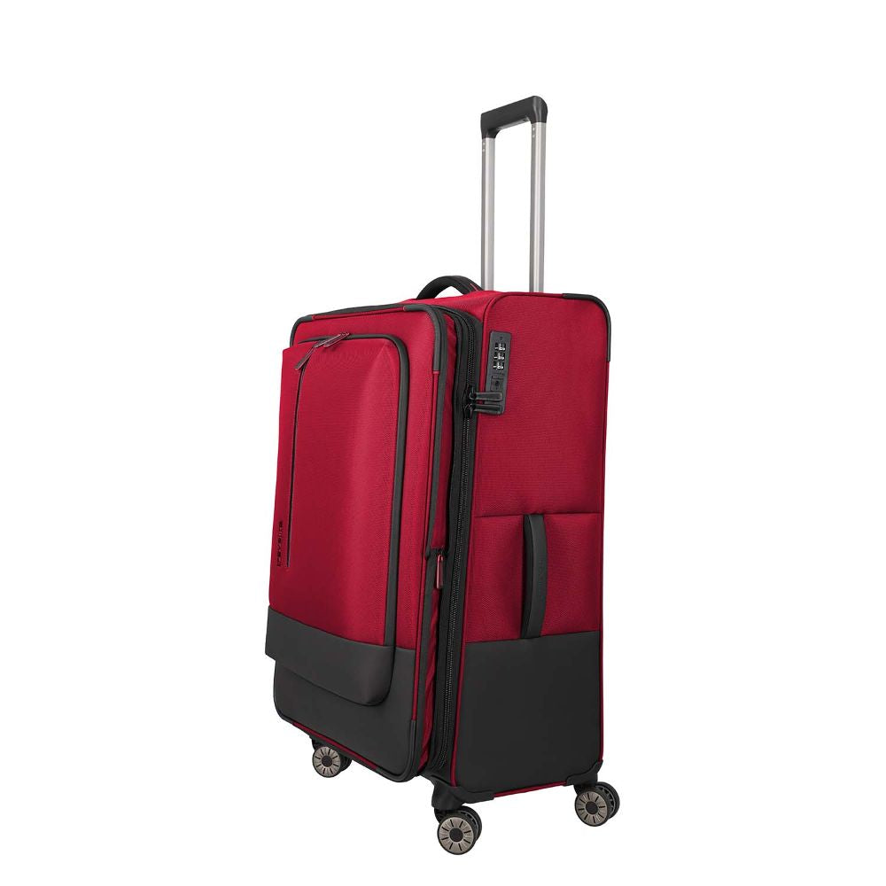 Travelite Crosslite Rot 4-Doppelrollen Trolley L 77 cm