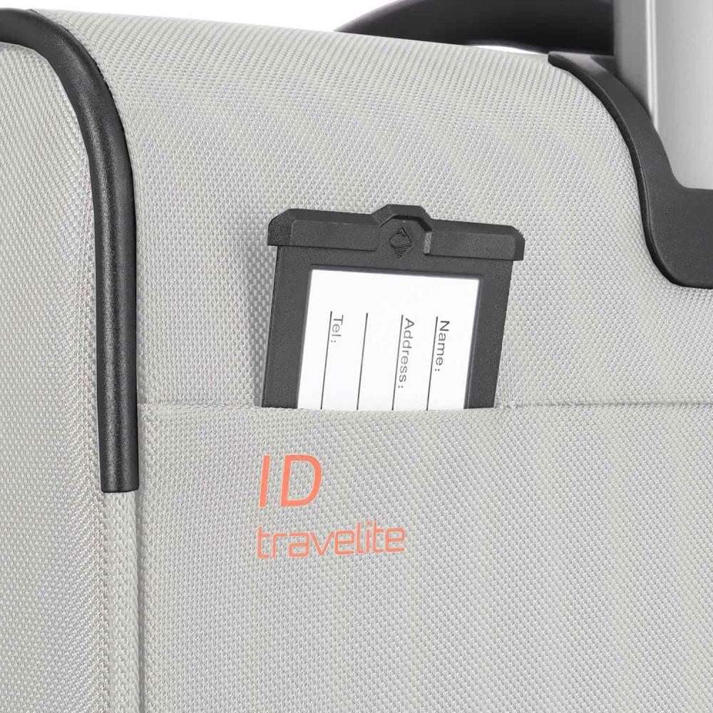 Travelite Crosslite Natur 4-Doppelrollen Trolley L 77 cm