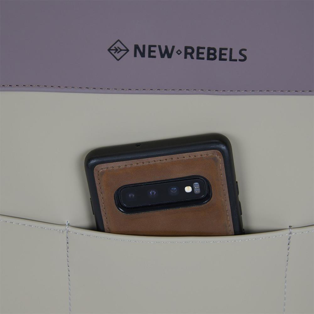 New Rebels Liam Lincoln Old Purple Beige Rucksack