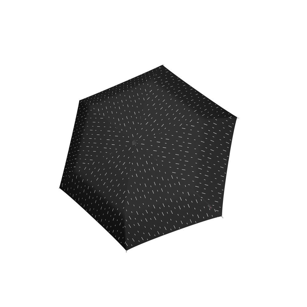 Knirps US.050 Ultra Light Slim Manual Rain Black Regenschirm