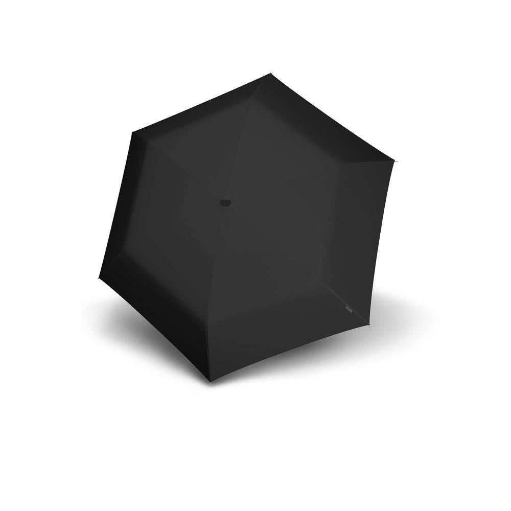 Knirps X4U Ultra Light Slim Manual Black Regenschirm