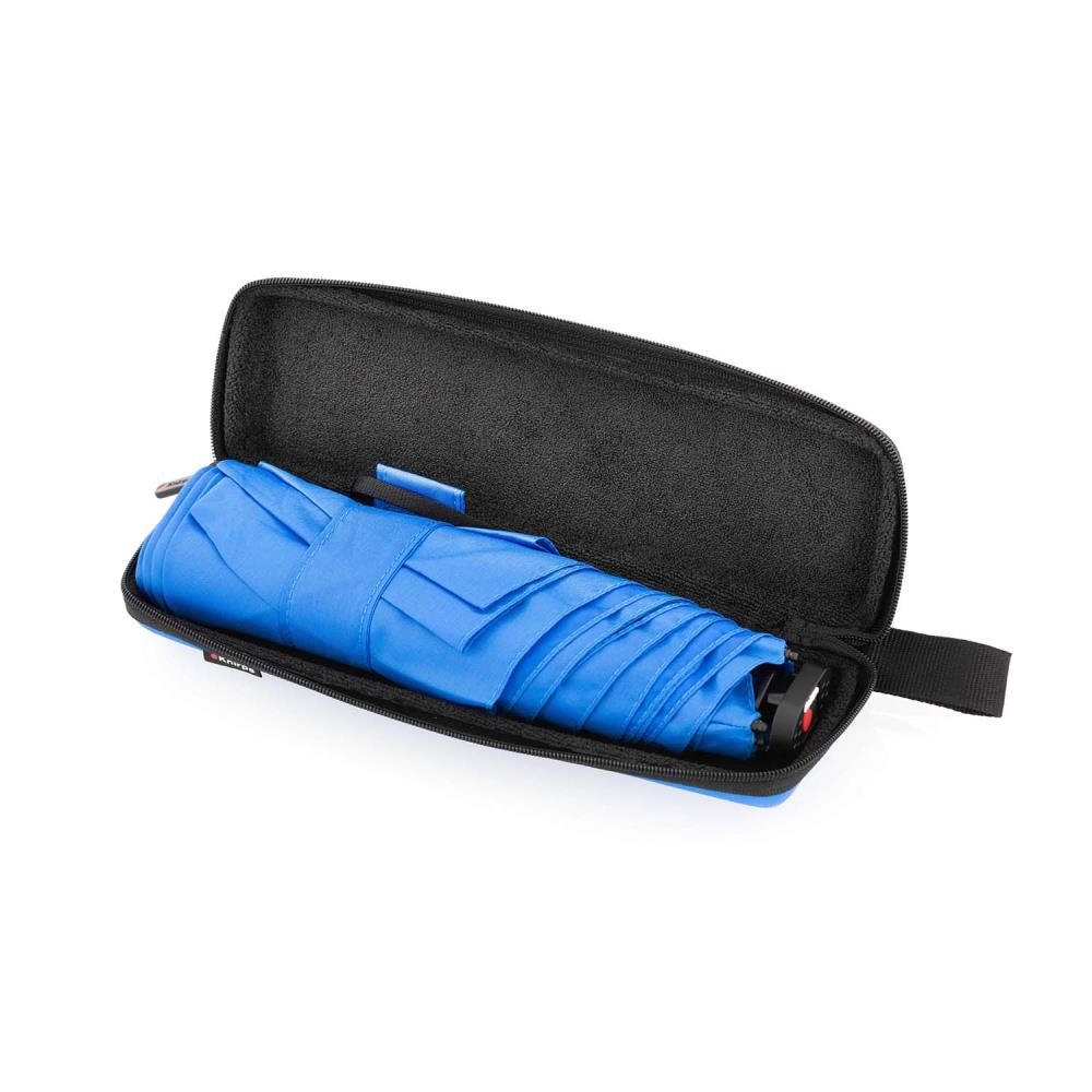 Knirps X4U Ultra Light Slim Manual Neon Blue Regenschirm