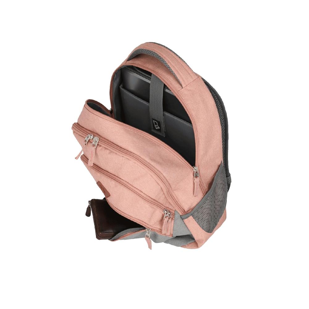Travelite Basics Rosa Grau Rucksack