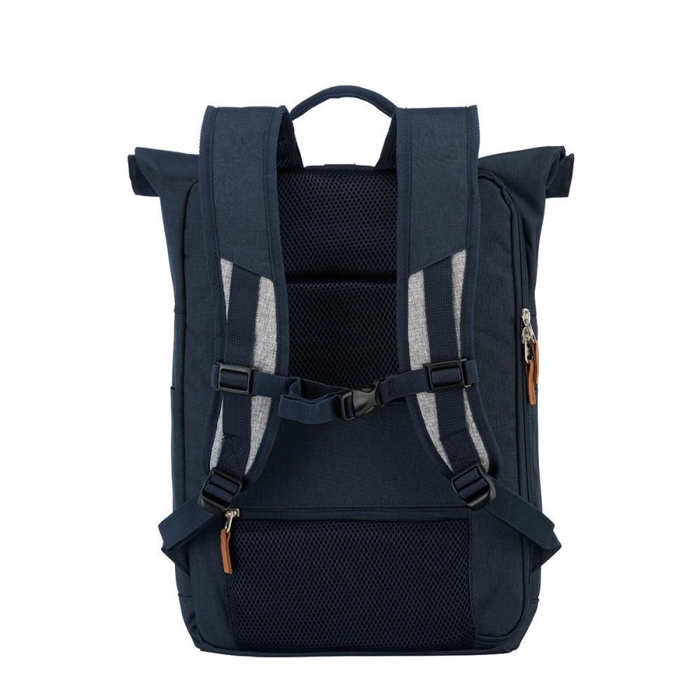 Travelite Basics Marine Grau Rollup Rucksack