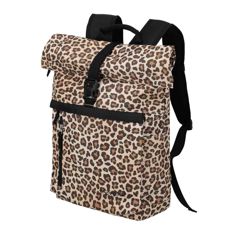 Travelite Basics Leopard Rollup Rucksack