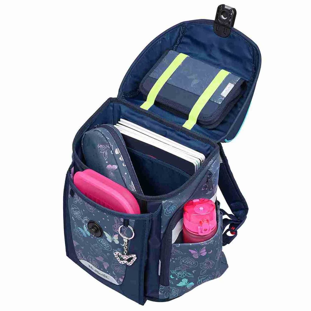 McNeill Primo Roses Schulranzen Set 9tlg.