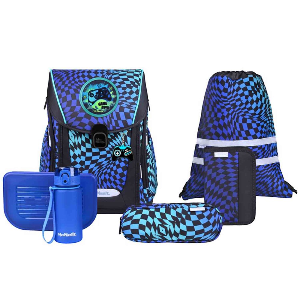 McNeill Primo Gamer Schulranzen Set 9tlg.