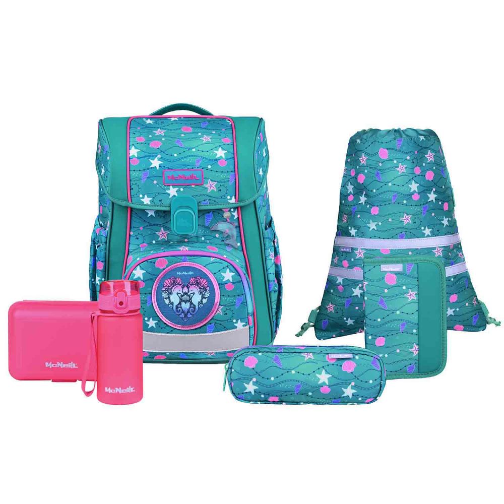 McNeill Bravo Seafish Schulranzen Set 9tlg.