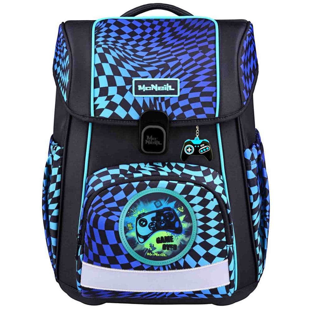 McNeill Bravo Gamer Schulranzen Set 9tlg.