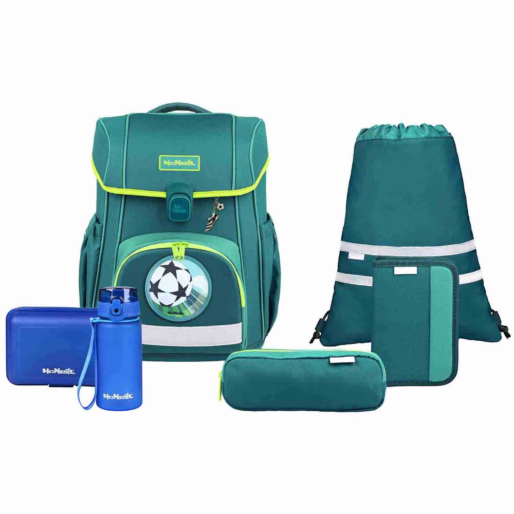 McNeill Bravo Petrol Schulranzen Set 9tlg.