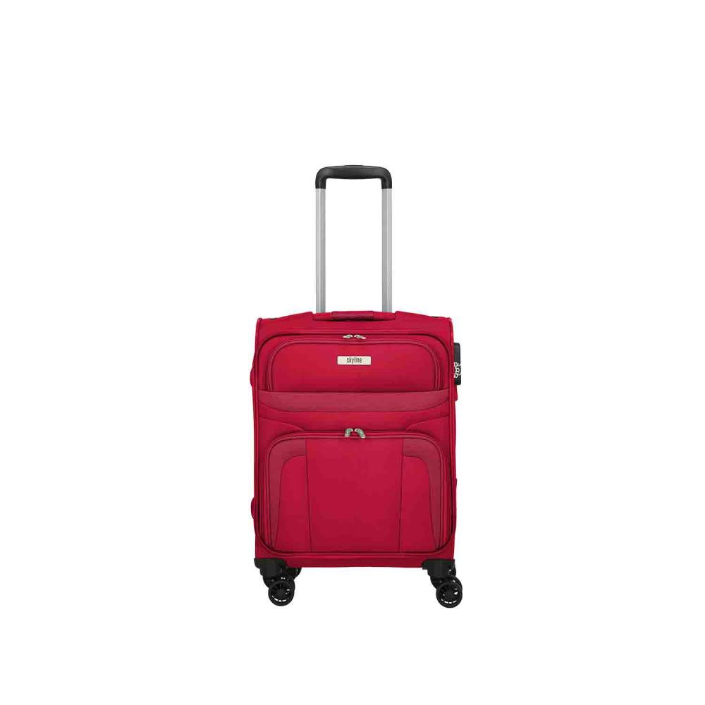 Travelite Skyline Orlando Rot 4-Doppelrollen Trolley S 54 cm