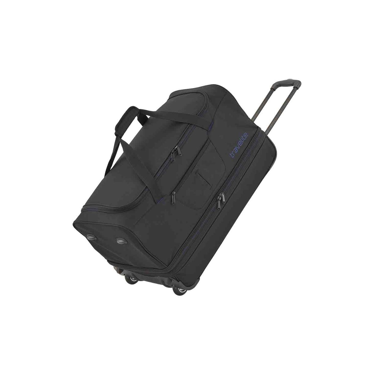 fahrradtasche travelite Travelite Basics Schwarz Rollenreisetasche S 55 cm