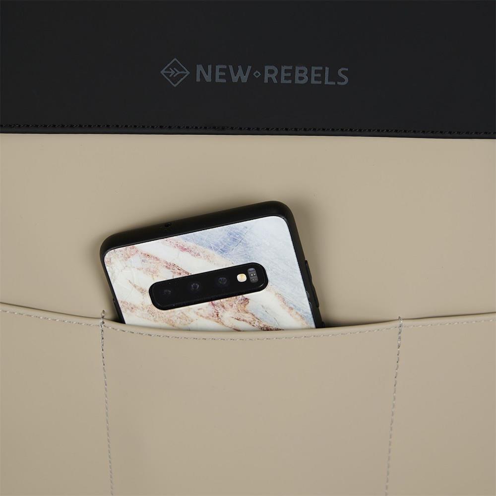 New Rebels Liam Lincoln Black Beige Rucksack