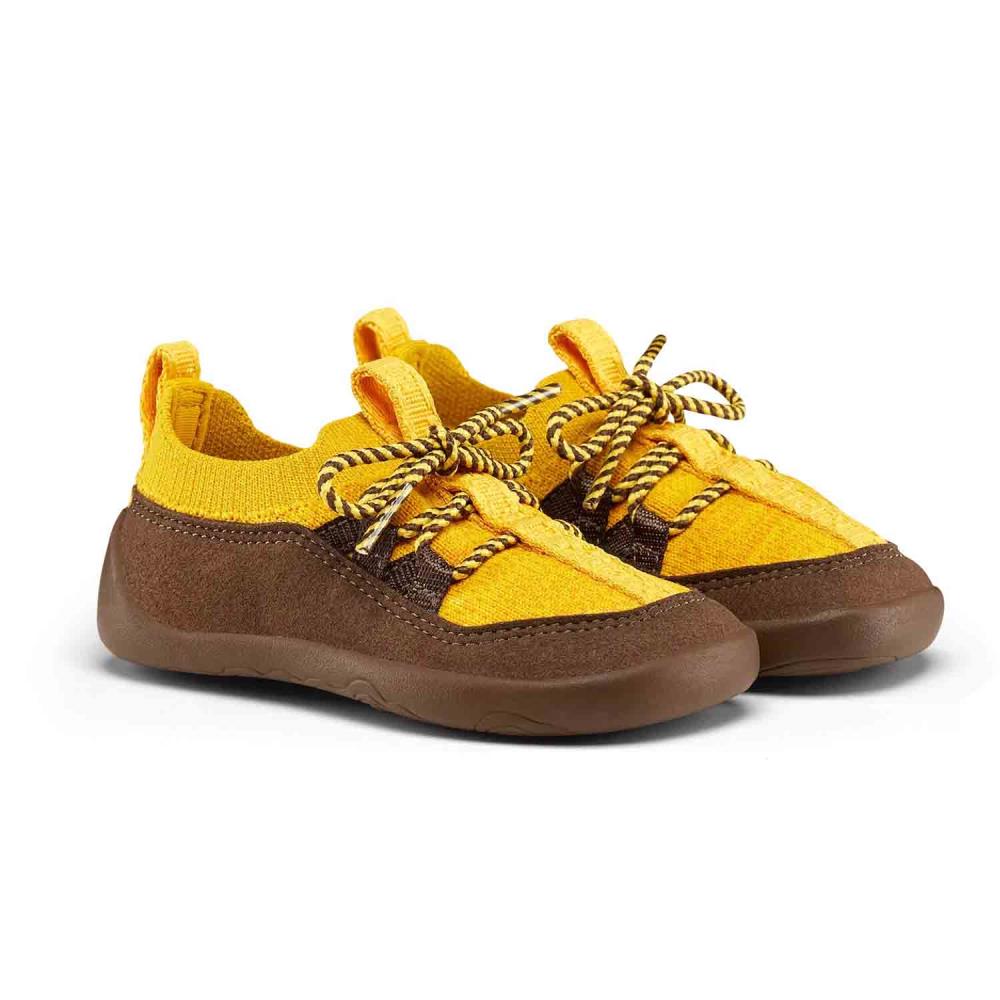 Affenzahn Lauflernschuh Knit Walker Tiger