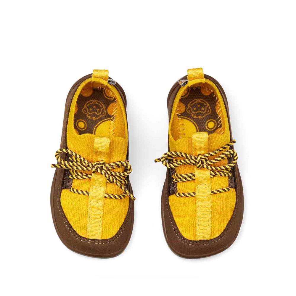 Affenzahn Lauflernschuh Knit Walker Tiger