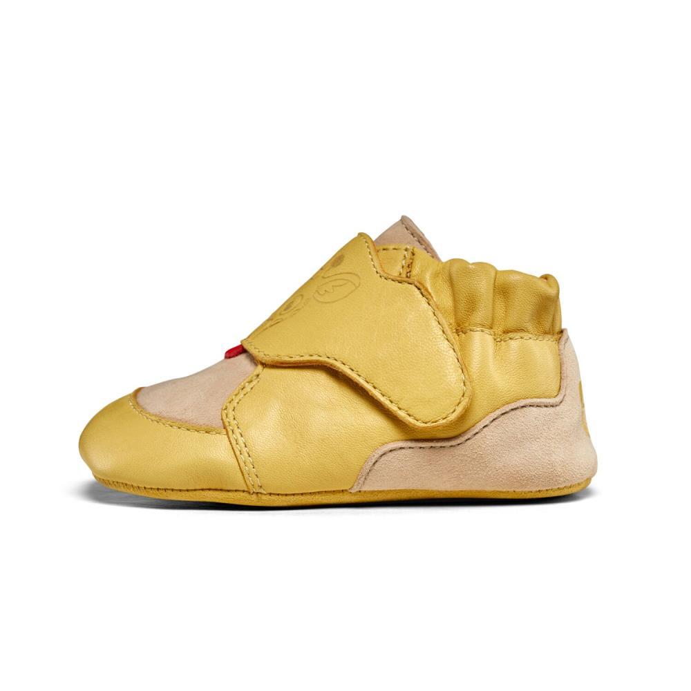 Affenzahn Krabbelschuh Leder Crawly Giraffe