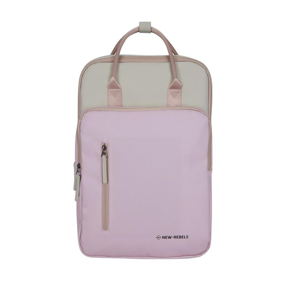 New Rebels Ceres Milwaukee Pink Beige Rucksack