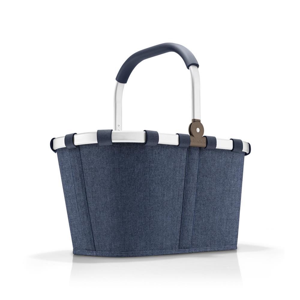 Reisenthel Carrybag Frame Herringbone Dark Blue Einkaufskorb