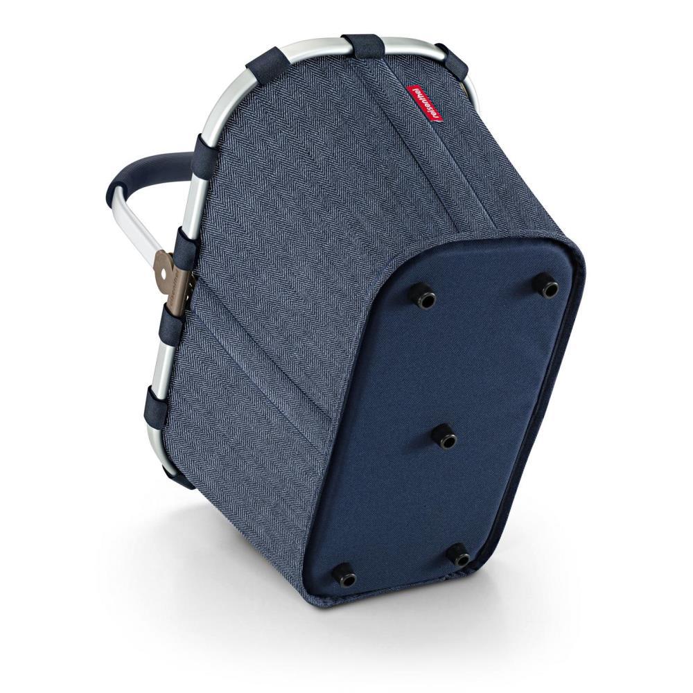 Reisenthel Carrybag Frame Herringbone Dark Blue Einkaufskorb