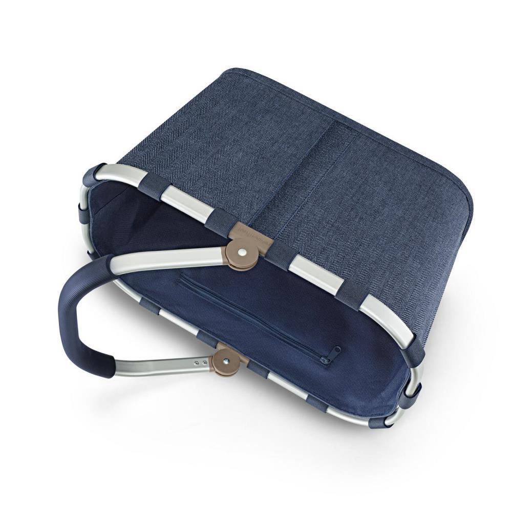 Reisenthel Carrybag Frame Herringbone Dark Blue Einkaufskorb