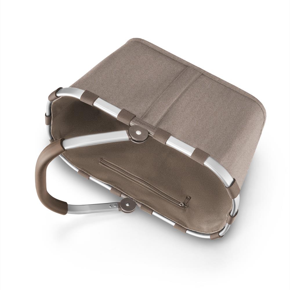 Reisenthel Carrybag Herringbone Mokka Einkaufskorb