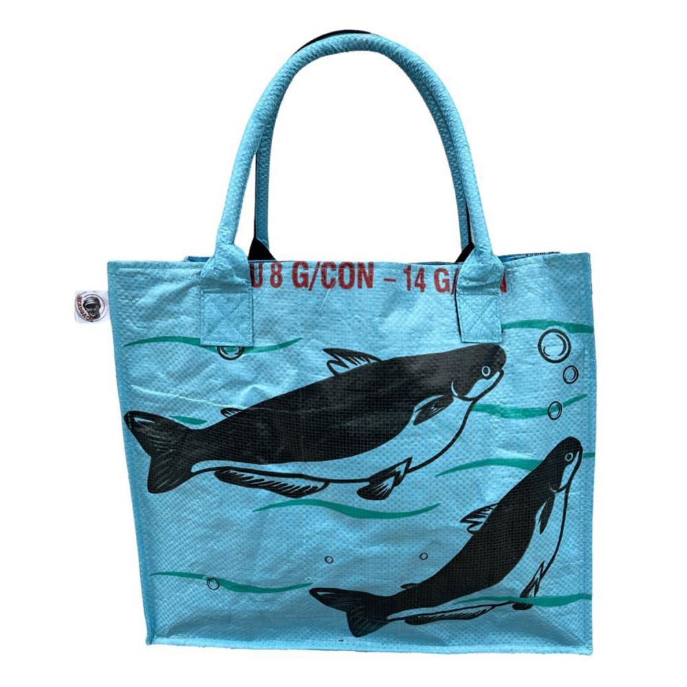 Beadbags Blau Shopper
