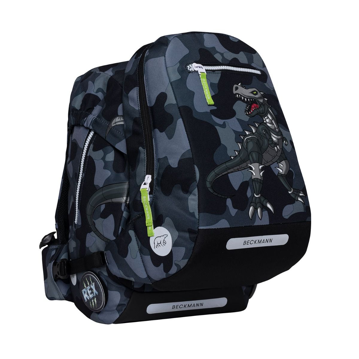 Beckmann Classic Camo Rex Schulrucksack Set 8tlg.
