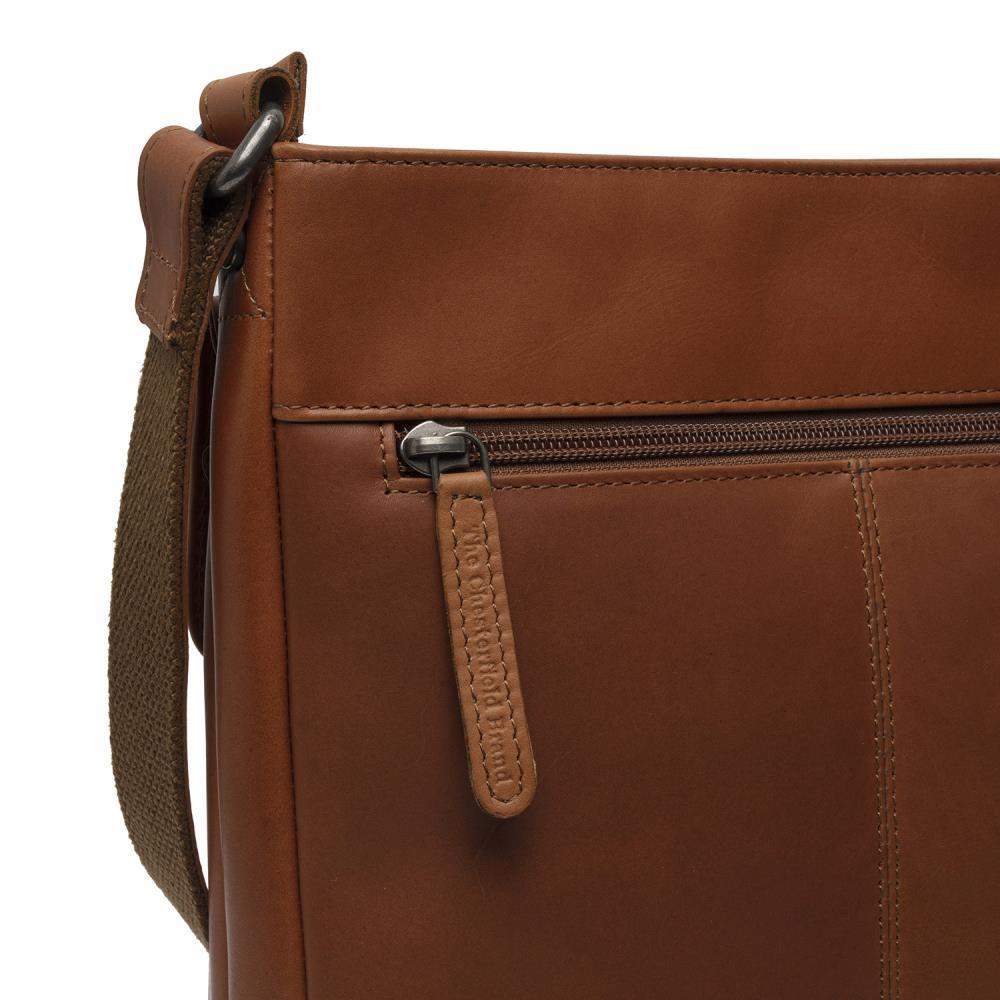 Chesterfield Essen Cognac Schultertasche