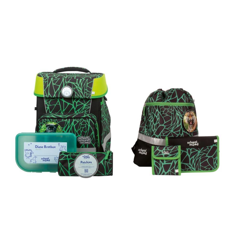 School Mood Champion Maxx Linus Panther Schulranzen Set 7tlg.