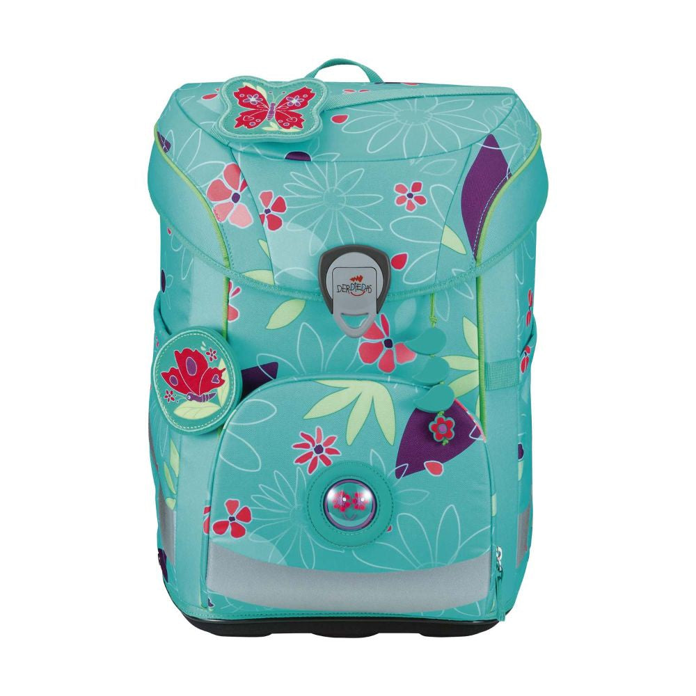 DerDieDas ErgoFlex Easy Butterfly Garden Schulranzen Set 5tlg.