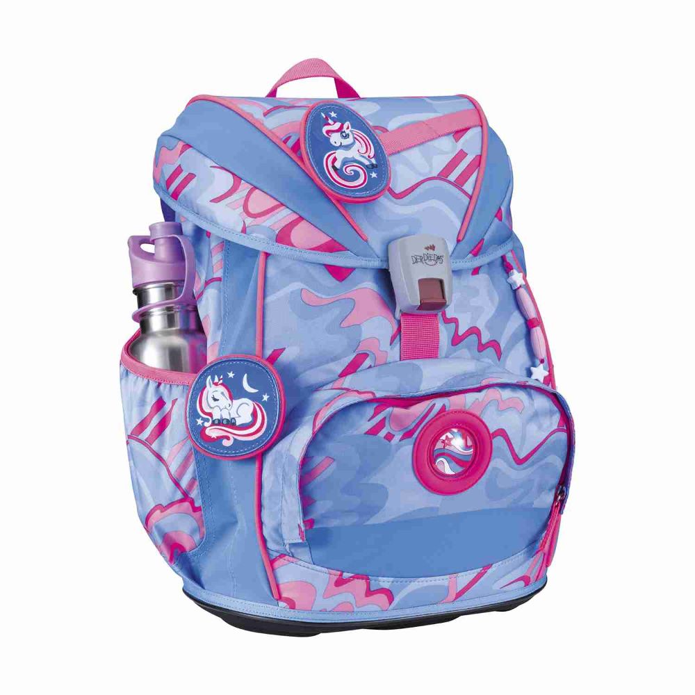 DerDieDas ErgoFlex Light Superflash Exklusiv Magic Unicorn Schulrucksack Set 5tlg.