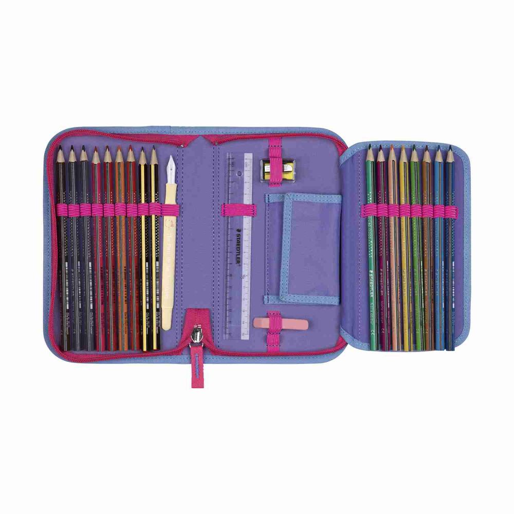 DerDieDas ErgoFlex Light Superflash Exklusiv Magic Unicorn Schulrucksack Set 5tlg.