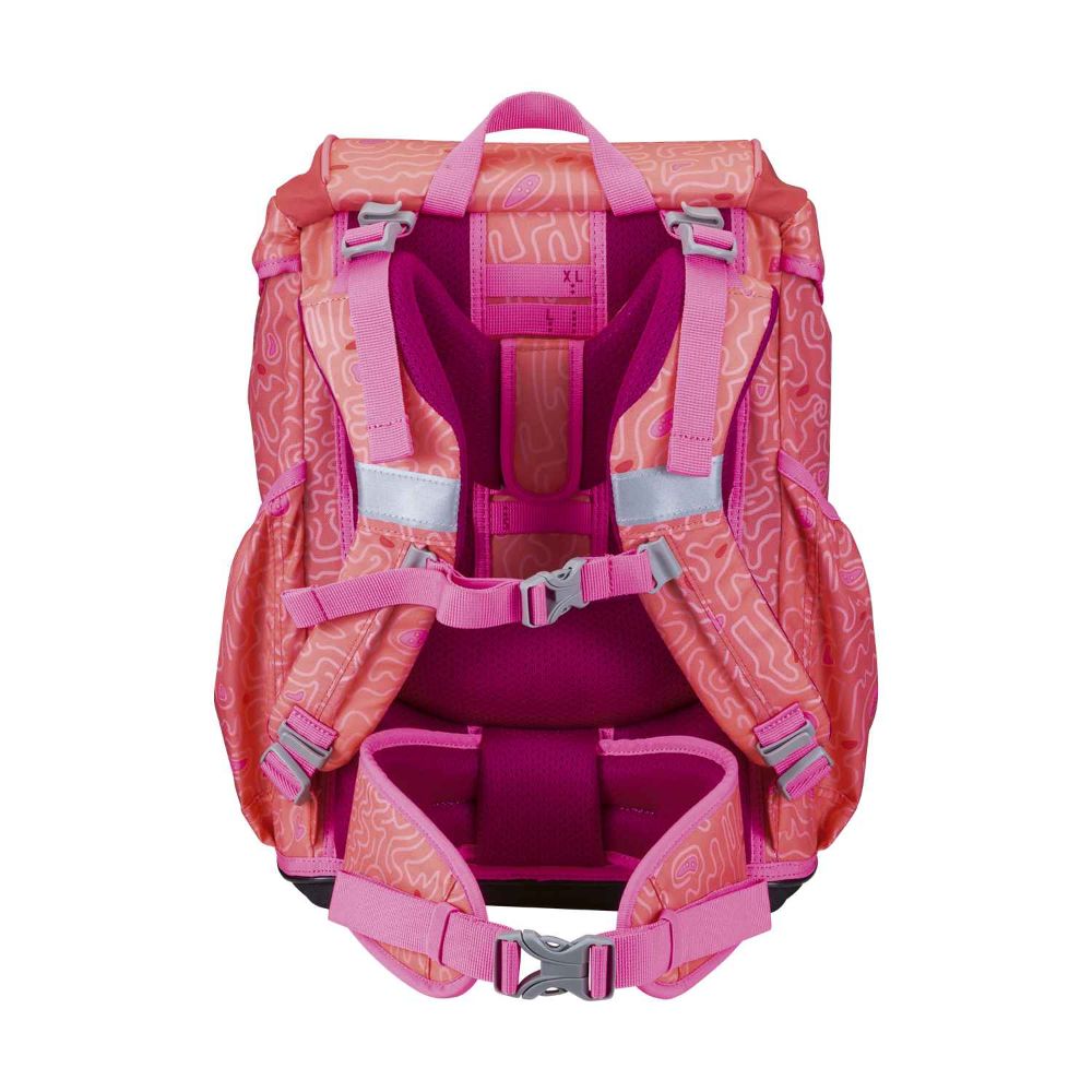 DerDieDas ErgoFlex Light Superflash Exklusiv Coral Reef Schulrucksack Set 5tlg.