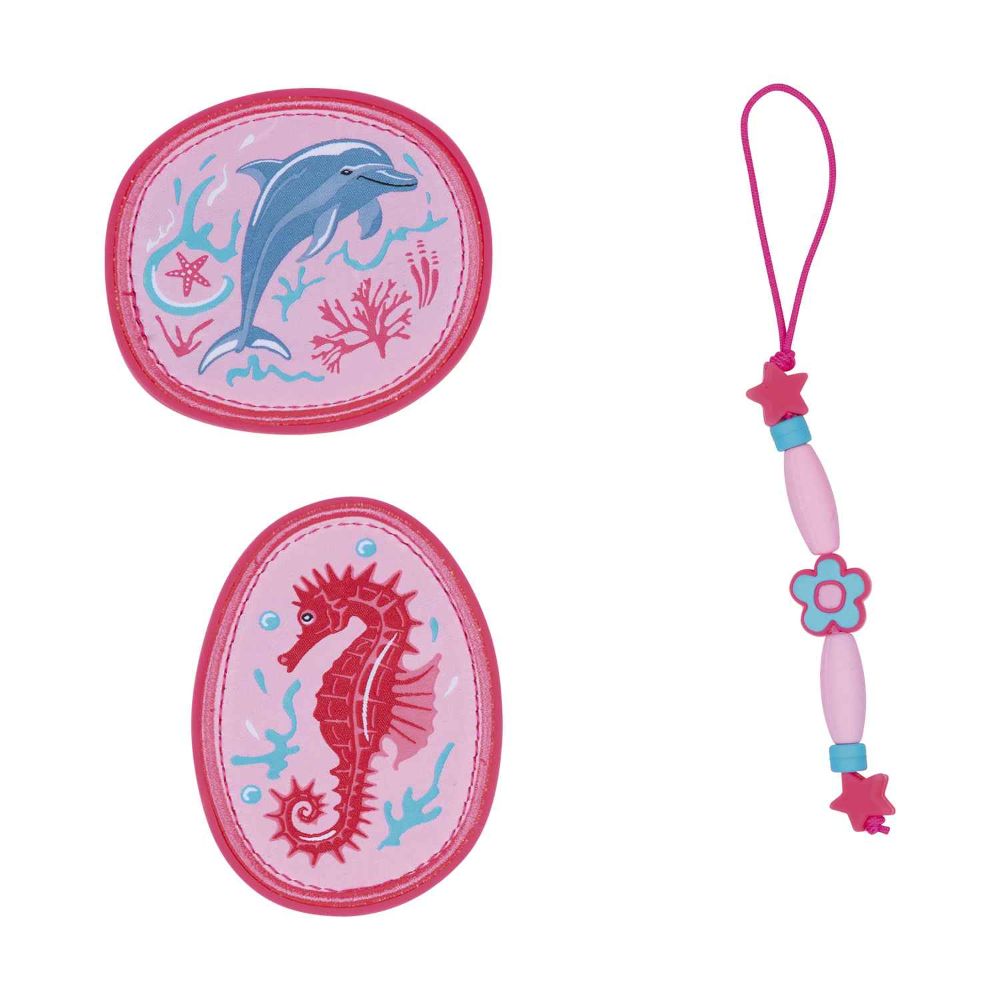 DerDieDas ErgoFlex Light Superflash Exklusiv Coral Reef Schulrucksack Set 5tlg.