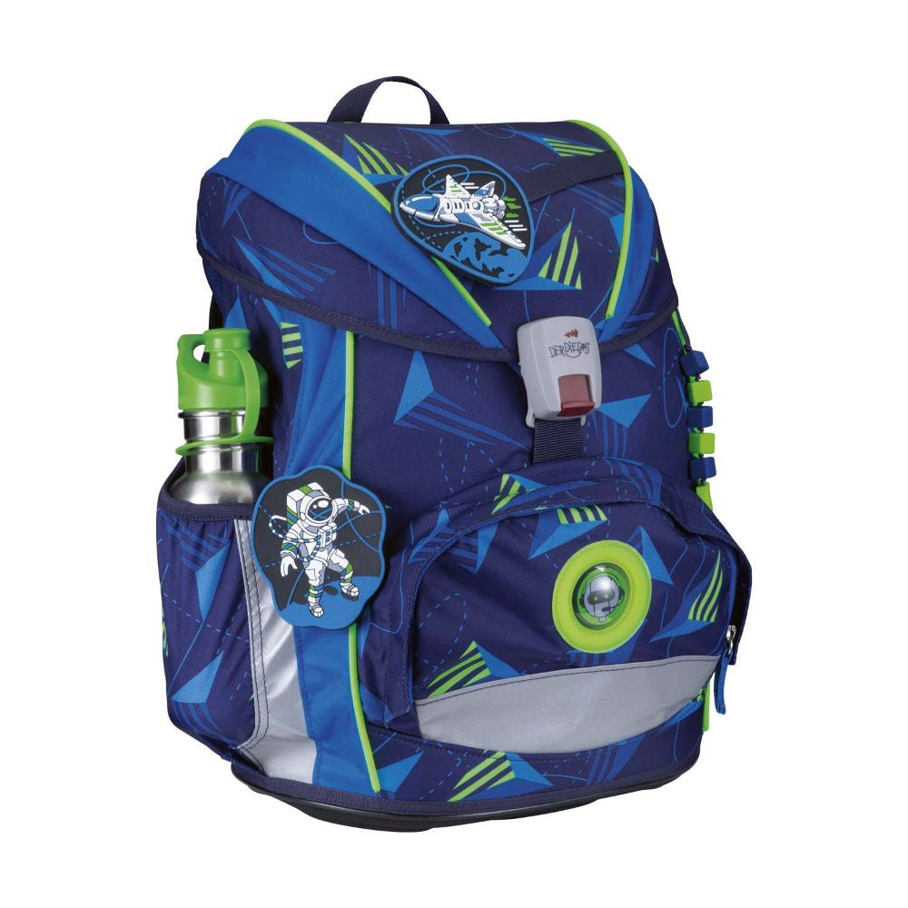 DerDieDas ErgoFlex Light LED Exklusiv Moon Mission Schulrucksack Set 5tlg.