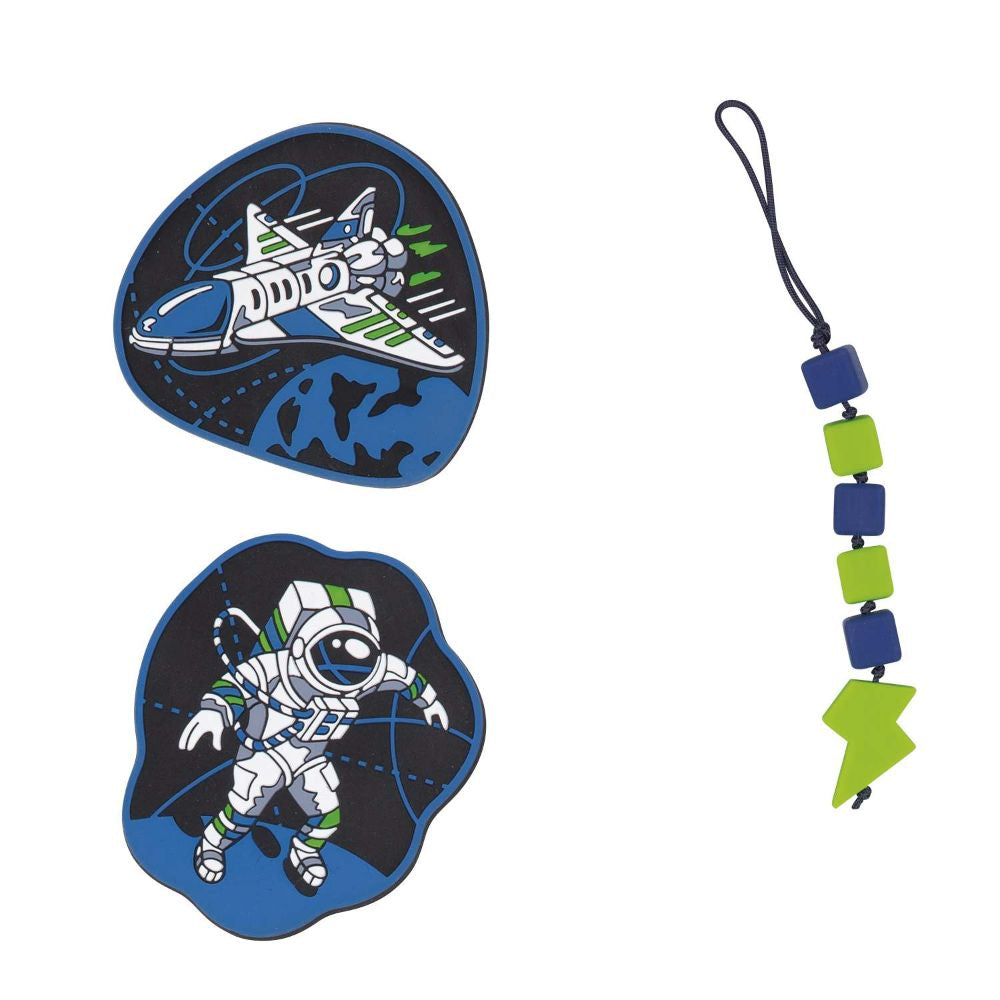 DerDieDas ErgoFlex Light LED Exklusiv Moon Mission Schulrucksack Set 5tlg.