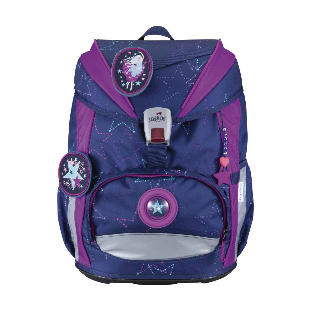 DerDieDas ErgoFlex Light LED Exklusiv Dancing Star Schulrucksack Set 5tlg.