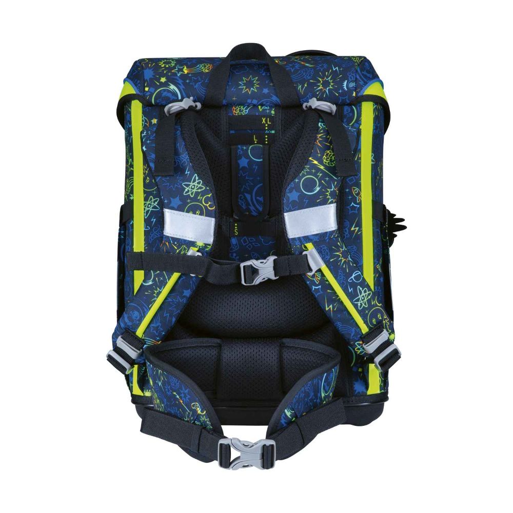 DerDieDas ErgoFlex Easy Neon Crazy Schulranzen Set 5tlg.