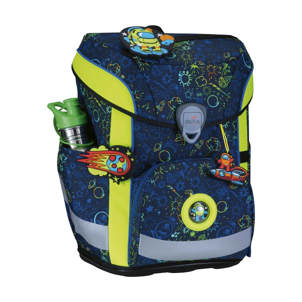 DerDieDas ErgoFlex Easy Neon Crazy Schulranzen Set 5tlg.