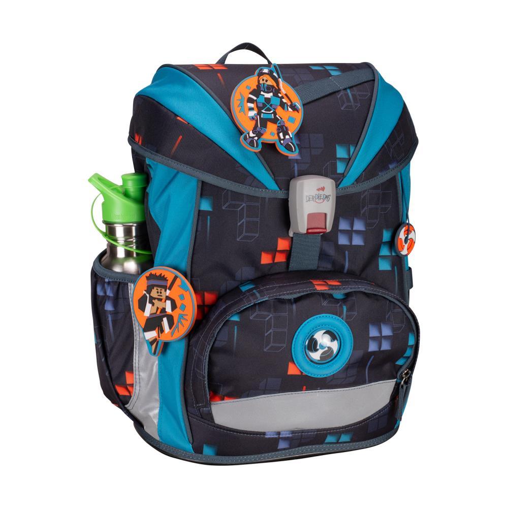 DerDieDas ErgoFlex Light Ninja Fighter Schulrucksack Set 5tlg.