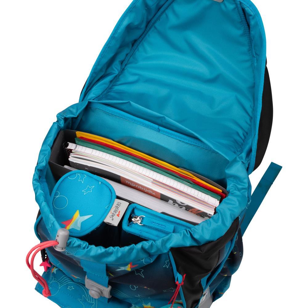 DerDieDas ErgoFlex LED Rainbow Star Limited Edition Schulrucksack Set 5tlg.