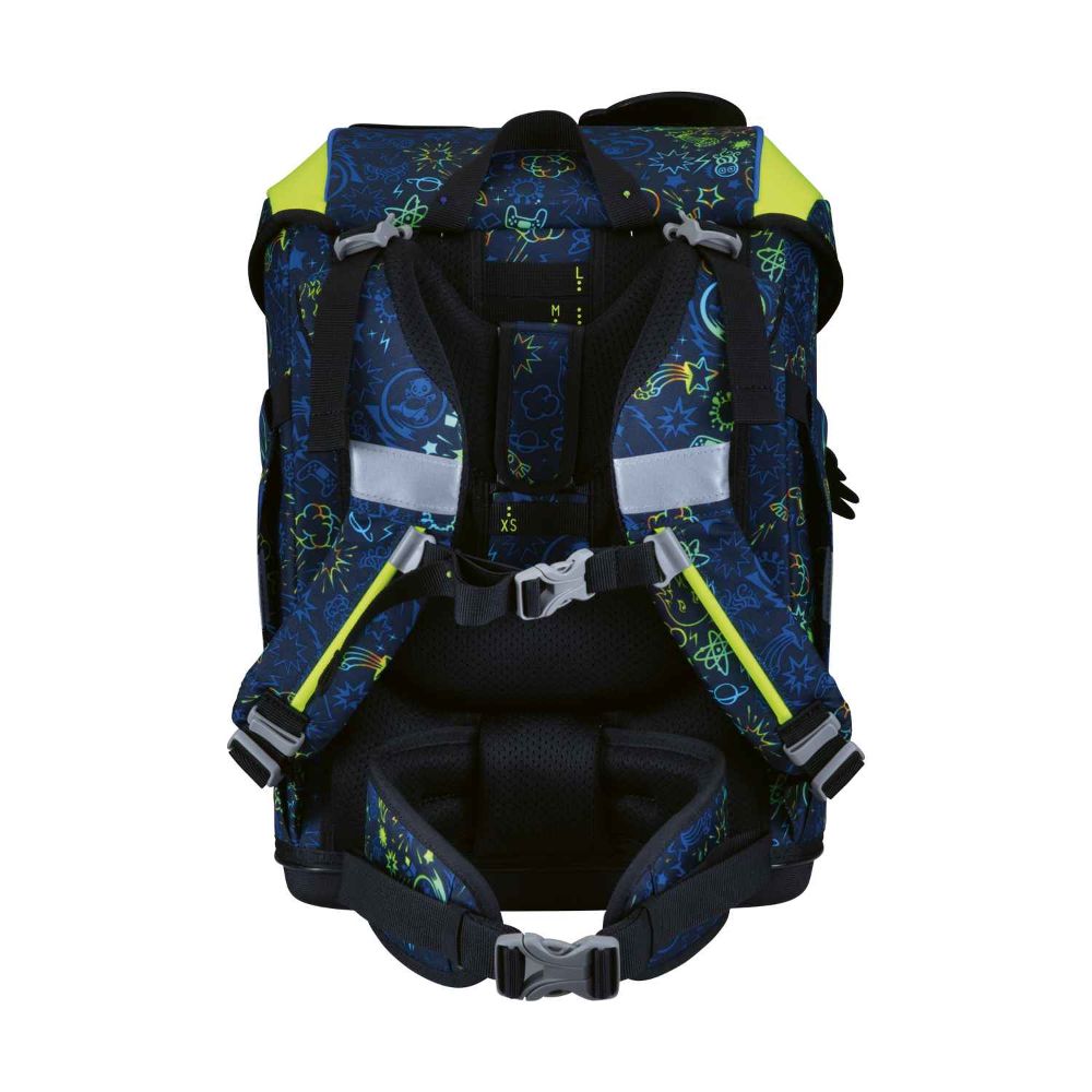 DerDieDas ErgoFlex Tiny Neon Crazy Schulranzen Set 5tlg.