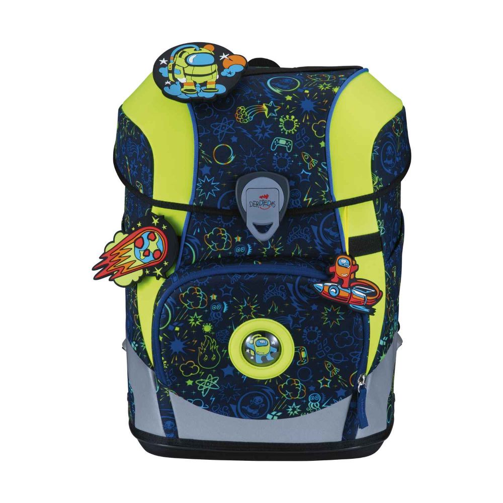 DerDieDas ErgoFlex Tiny Neon Crazy Schulranzen Set 5tlg.