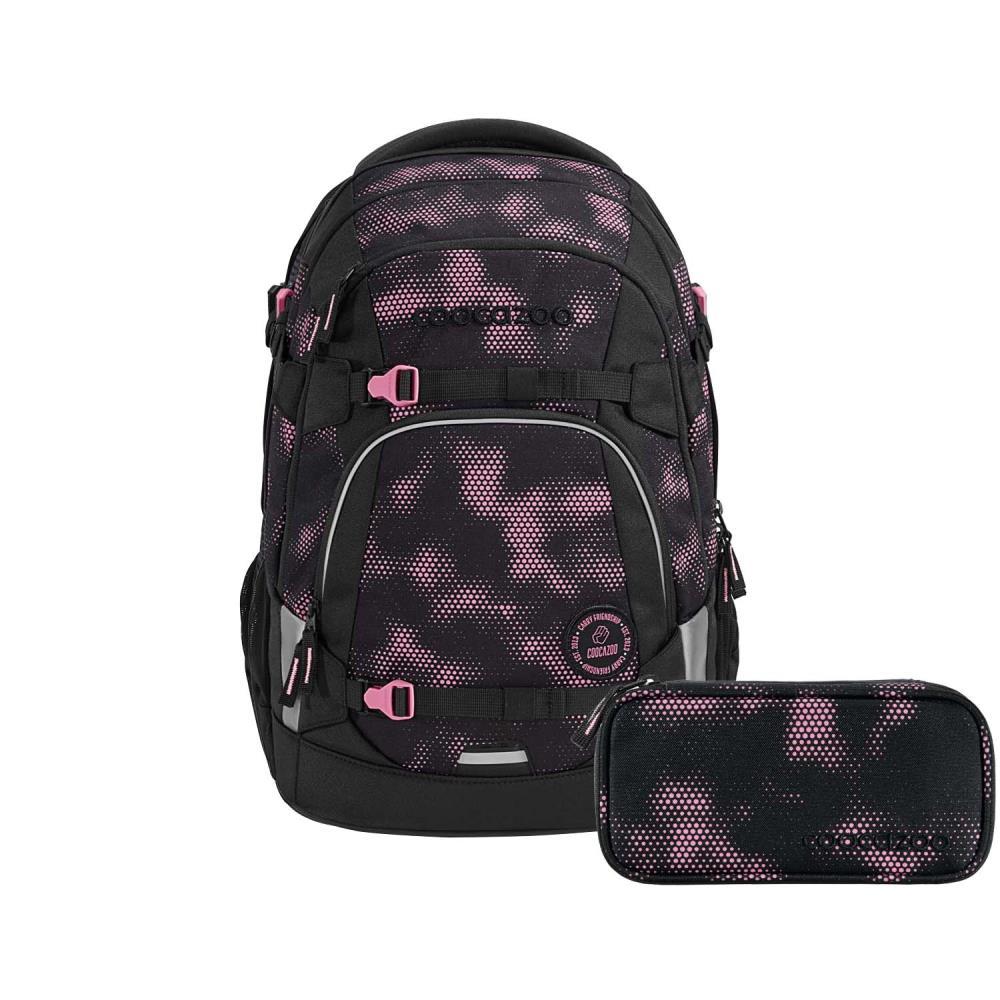 Coocazoo Mate Pink Illusion Schulrucksack Set 2tlg.