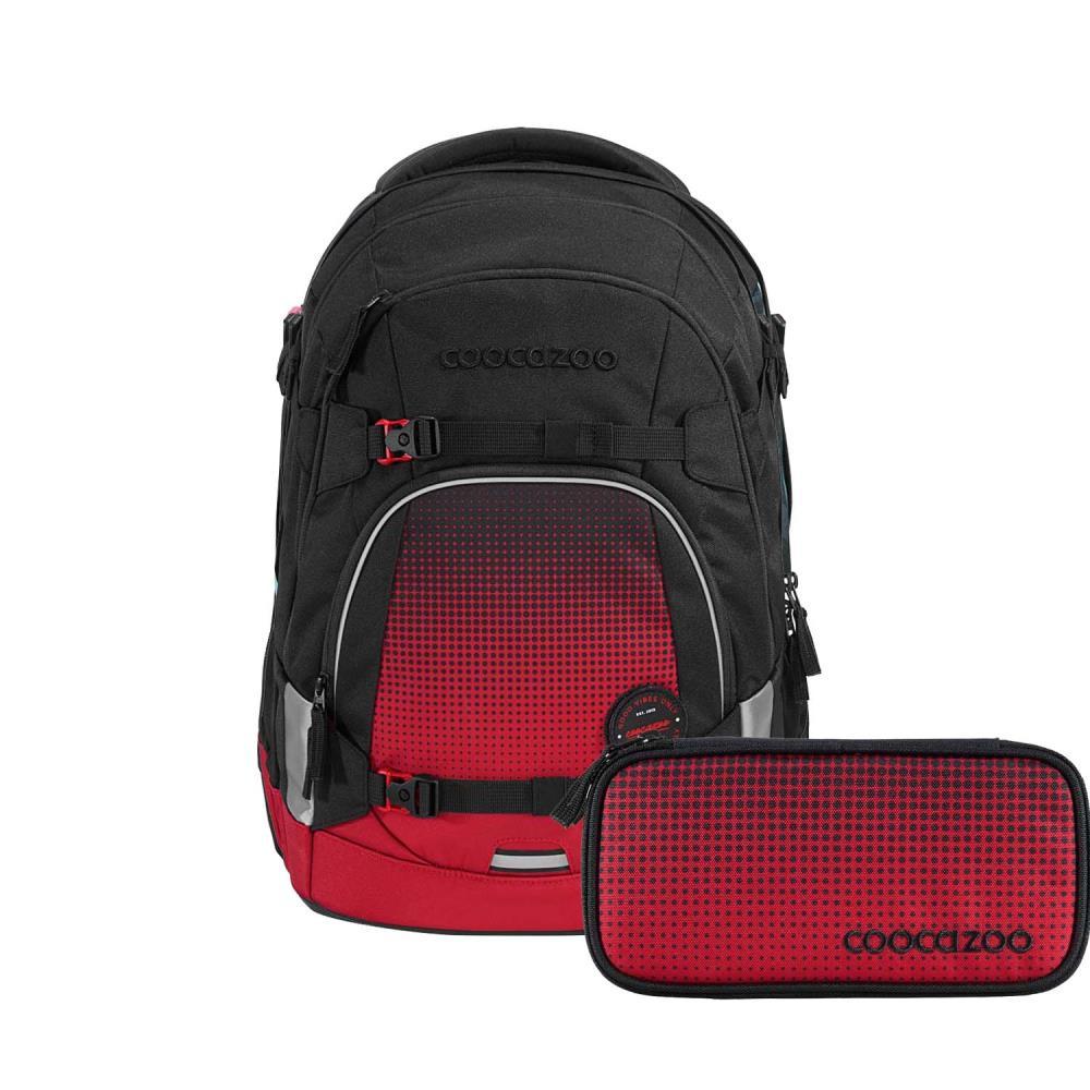 Coocazoo Mate Blazing Fire Schulrucksack Set 2tlg.