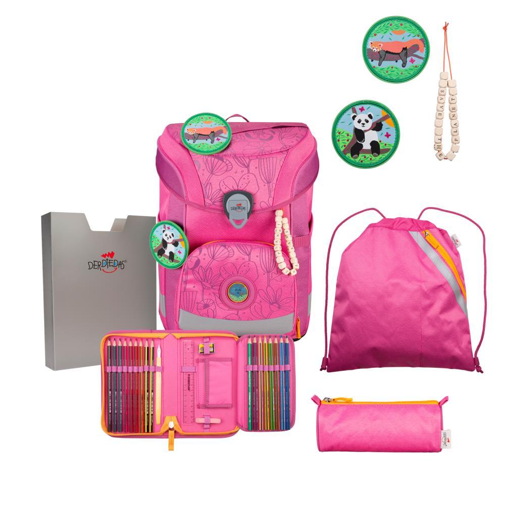 DerDieDas ErgoFlex Easy ECO Pink Planet Limited Edition Schulranzen Set 5tlg.