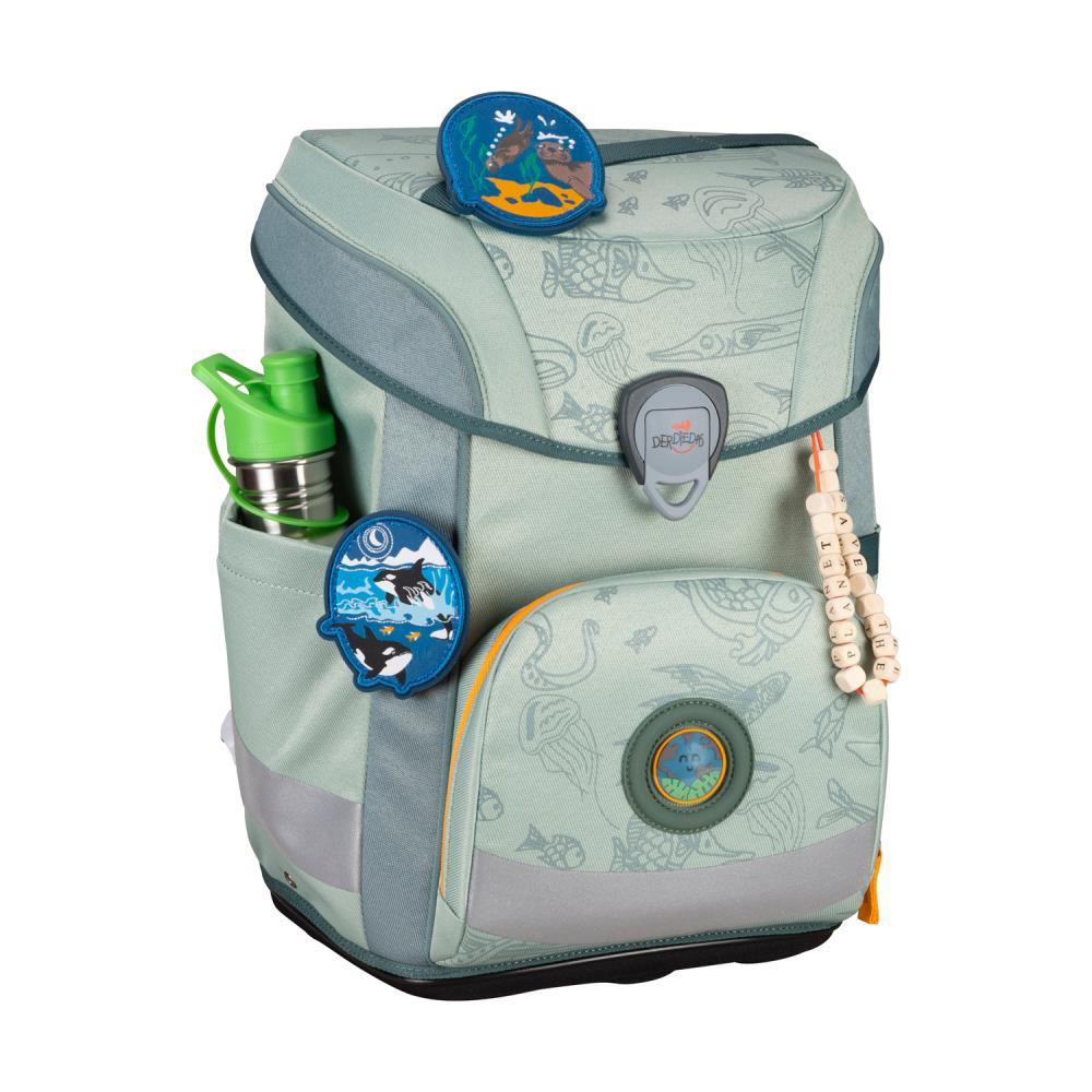 DerDieDas ErgoFlex Easy ECO Grey Planet Limited Edition Schulranzen Set 5tlg.