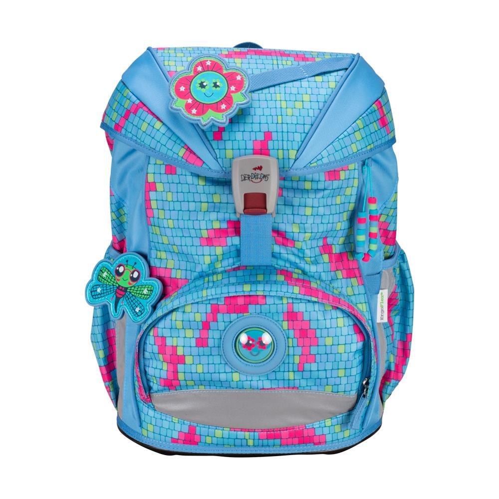 DerDieDas ErgoFlex Light Happy Pixel Schulrucksack 5tlg.