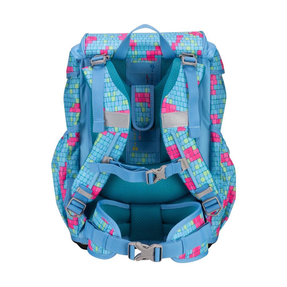 DerDieDas ErgoFlex Light Happy Pixel Schulrucksack 5tlg.