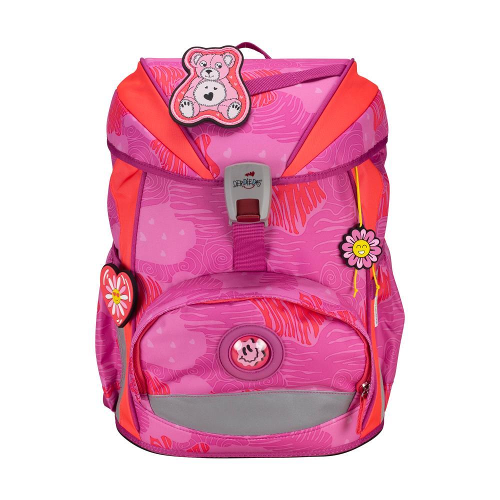 DerDieDas ErgoFlex Light Roses Schulrucksack 5tlg.